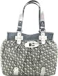 Guess Tamara Rhinestone Shoulder Tote in Black