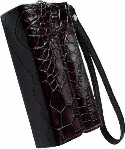 Krusell Divine Universal Handytasche, Gr&ouml;&szlig;e M, croco/braun Preisvergleich