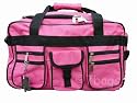 Wheeled Holdall 30 inch Pink Luggage Bag on Wheels 605P