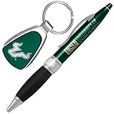 NCAA South Florida Bulls Green-Chrome Pen & Keychain Set