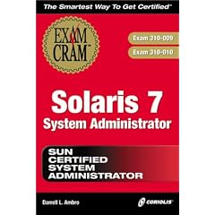 Solaris 7 System Administrator Exam Cram (Exam Cram (Coriolis Books))