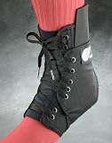 PAIR of Swede-O Inner Lok 8 Lace-Up Ankle Braces with patented internal figure eight straps, Black
