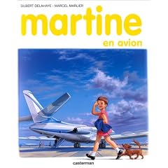 Martine en avion