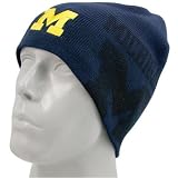 Nike Michigan Wolverines Navy Blue In the Paint Knit Beanie