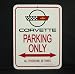 C4 1984-1996 Corvette Parking Only Sign