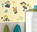 RoomMates RMK1838SCS Spongebob Skaters Peel and Stick Wall Decals