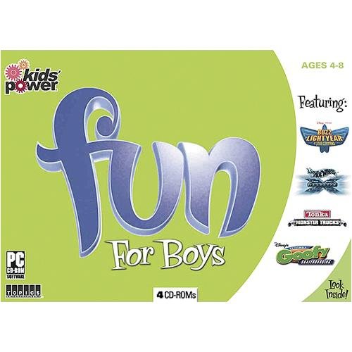 Software: Kids' Power Fun for Boys  Ages 4 8   Large Box 