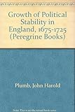 The growth of political stability in England, 1675-1725