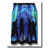 ROCK STAR kids music TEEN Idol SHOWER CURTAIN bath NEW