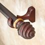 Cassidy West Artesian Smooth Wood Rod Set, 8 ft., Europa Finial