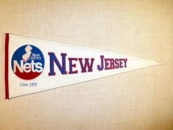 New Jersey Nets - NBA Basketball Hardwood Traditions (Pennants)