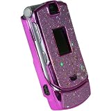 Pink Stars Snap-On Shell For Motorola RAZR V3