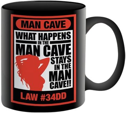 Aquarius Coffee Mug, Man Cave Laws