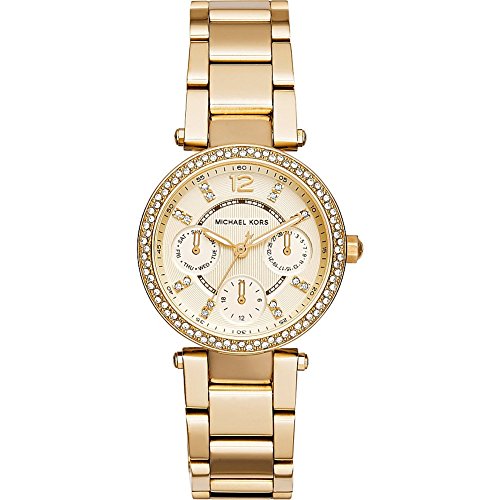 Michael Kors Watches Mini Parker Multifunction Stainless Steel Watch