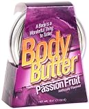 Doc Johnsons Edible Body Butter Massage Cream 4oz JAR PASSION FRUIT