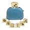 Pop Art Toaster with 6 Design Plates - Aqua (CT8196RA)