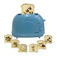 Pop Art Toaster with 6 Design Plates - Aqua (CT8196RA)