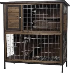 Super Pet Rabbit Hutch, 2-Story, 48" Wide