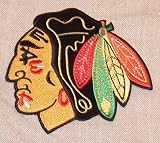 CHICAGO BLACKHAWKS 4" NHL Team Logo Embroidered PATCH