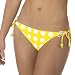 Xhilaration® Polka Dot Side-Tie Swim Bottoms - Yellow/ White