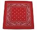 Bandana Biker Kopftuch rot-weiß