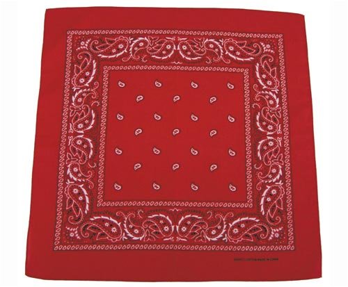 Bandana Biker Kopftuch rot-weiß
