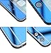 Gravydeals for iPhone 6 /6S (4.7 Inch) Screen Protectors, Best Tempered Glass Mirror Effect Front + Back Anti Scratches Screen Protective Skin Sticker - Blue