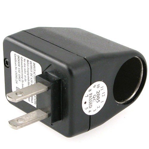 Universal AC to DC Car Cigarette Lighter Socket Adapter [US Plug]