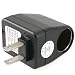Universal AC to DC Car Cigarette Lighter Socket Adapter [US Plug]