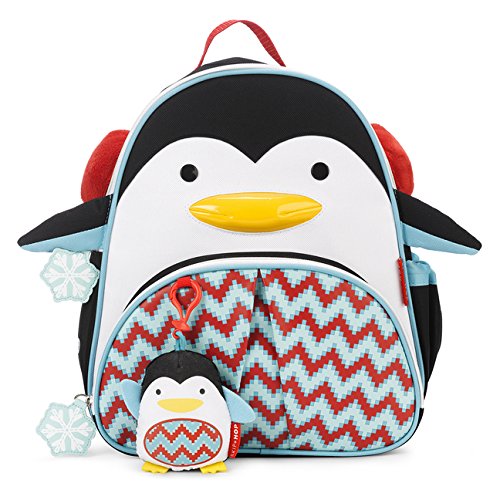 Skip Hop Zoo Winter Backpack and Plush Set Backpack, Penguin