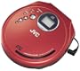 JVC XL-PG37 Personal CD Player with 45 Seconds of Anti-Shock Protection (Metallic Red)