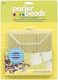 Perler Beads Clear Square Pegboards 4 Pack