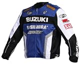 JOE ROCKET SUZUKI BLUE/WHITE/BLACK/SILVER REPLICA MESH JACKET! XXL/2XL