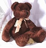 Review Boyds  / Boyds Bear Hockley 16 Inch Teddy Bear with Peach Bow - Comes with FREE wooden animal photo or picture frame