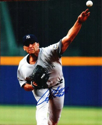 Autographed Andy Pettitte 8x10 Photo New York Yankees