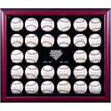 Mounted Memories San Diego Padres 30 Ball Mahogany Baseball Display Case