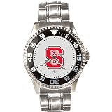 North Carolina State Wolfpack Suntime Competitor Game Day Steel Band Watch - NCAA College Athletics