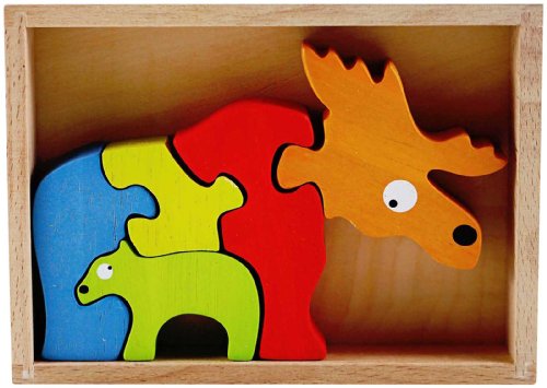 BeginAgain Moose Family Puzzle