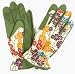 Angela's Garden 7107-400 Womens Fabric Backed Leather Palm Washable Garden Glove, One-Size Fits Most, Morning Glory