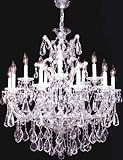 LAMPS BEAUTIFUL Maria Theresa Royal Sixteen Light Crystal Chandelier by James R. Moder--Excellent customer service--see our feedback.