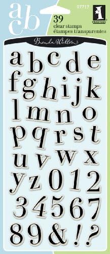 Inkadinkado Clear Stamps, Chelsea Alpha