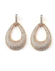 Sterling Silver Pear shaped dangle Earrings