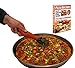Greenwald Brands Kitchen Monster Pizza Cutter With Soft Grip Handle, Red