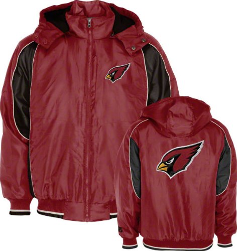 Arizona Cardinals Full-Zip Hooded Polyfill Jacket