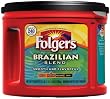 Folgers Brazilian Blend Ground Coffee, 27.8-Ounce Tubs (Pack of 2)