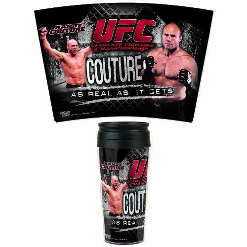 UFC Mixed Martial Arts Randy Couture 16-Ounce Travel Mug