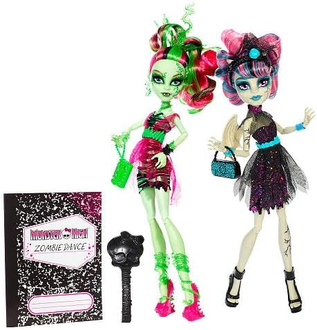Monster High Zombie Shake Rochelle Goyle and Venus McFlytrap Doll (2Pack)