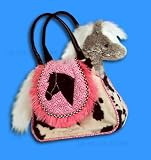 Plush I Love Horses Sak with 8" Horse