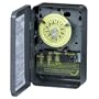 Intermatic T171 - 24 Hr. Dial Time Switch - w/Skipper - NEMA 1 Indoor Steel Case - Gray Finish - SPST - 40 Amps - 125 Volt