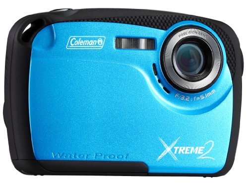 reviews Coleman Xtreme II C12WP-BL 16MP Waterproof Digital Camera with 2.5-Inch LCD Screen (Blue)